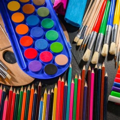 how to organize painting supplies and the importance of having a designated spot for your favorite snacks